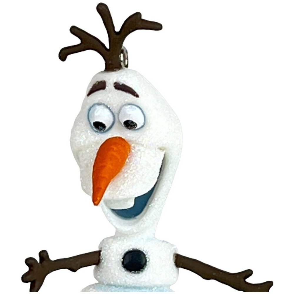 Walt Disney Hallmark Ornament Olaf In Summer Frozen Movie Snowman 2015 New - Picture 3 of 11